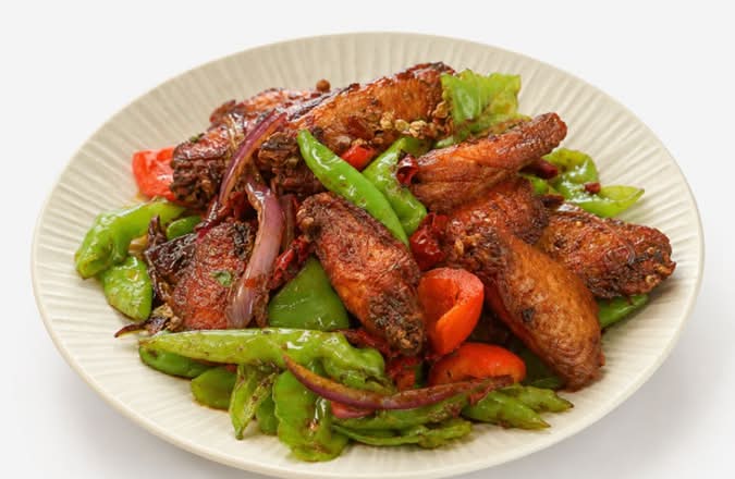 Spicy Wok-Fried Chicken Wings 香辣小炒鸡翅 🌶🌶